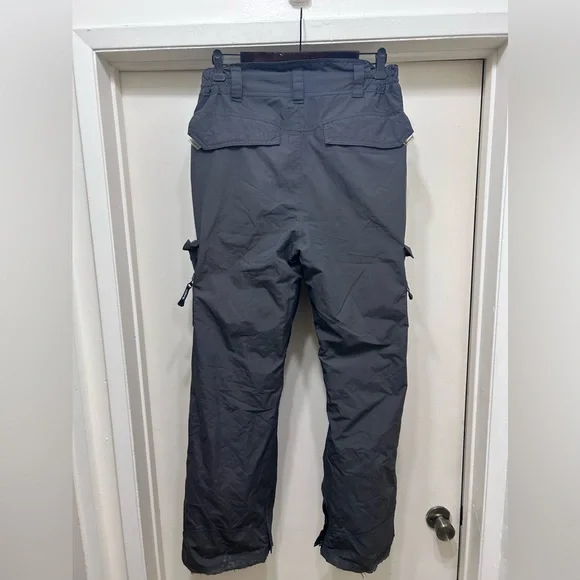 Ripzone Snowboard Cargo Pants Mens Size Small Charcoal Gray Ski Snow
